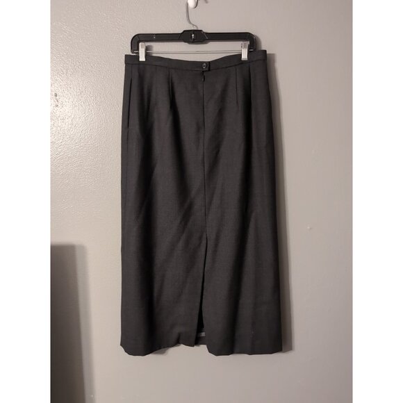 Pendleton Gray Vintage Maxi Lined Skirt Women's Size 12 - Picture 1 of 7